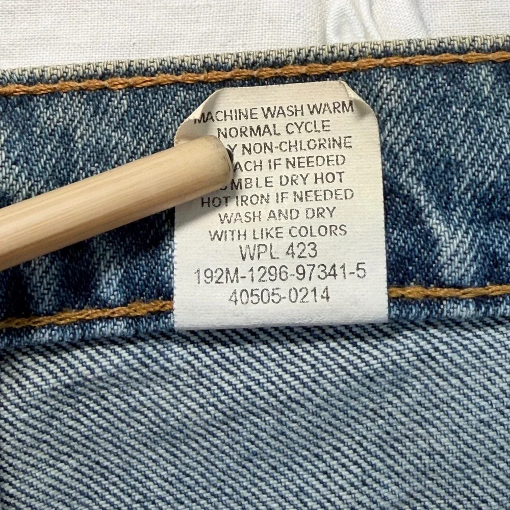 NWT Vintage Deadstock 90s Levi's 505 Orange Tab 34x32 Jeans Regular Straight